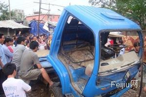 海口被盗货车遭