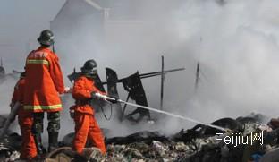 广东斗门一废品收购站起火 店主受轻伤