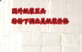 国外纸浆巨头纷纷下调北美纸浆价格