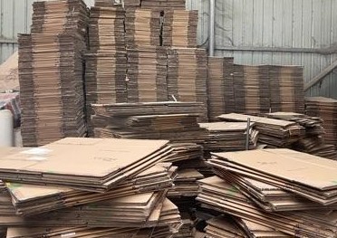 山西一快递点一年回收再利用纸箱超百万个