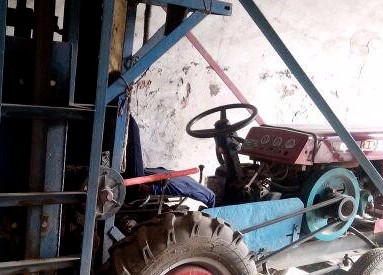 湖南金洞依法切割报废拖拉机
